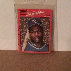 1990 DONRUSS  BASEBALL BC1 BO JACKSON KC ROYALS CARD